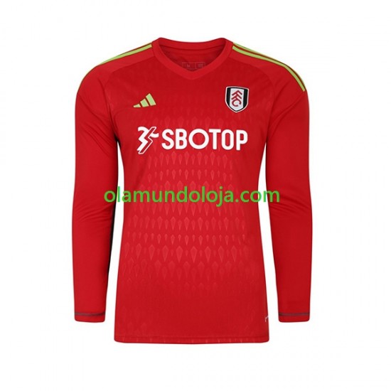 Camisola Fulham Guarda-redes Homem Equipamento Primeiro 2023-2024 Manga Comprida